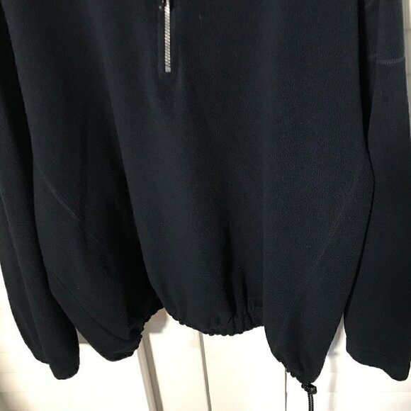 Perry Ellis navy fleece 1/4 zip pullover, size XXL - Picture 2 of 5